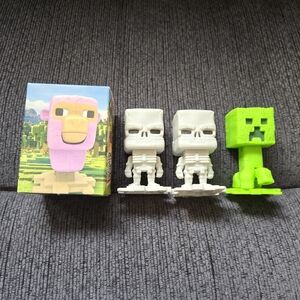 Minecraft McDonald's Toy Lot Of 4